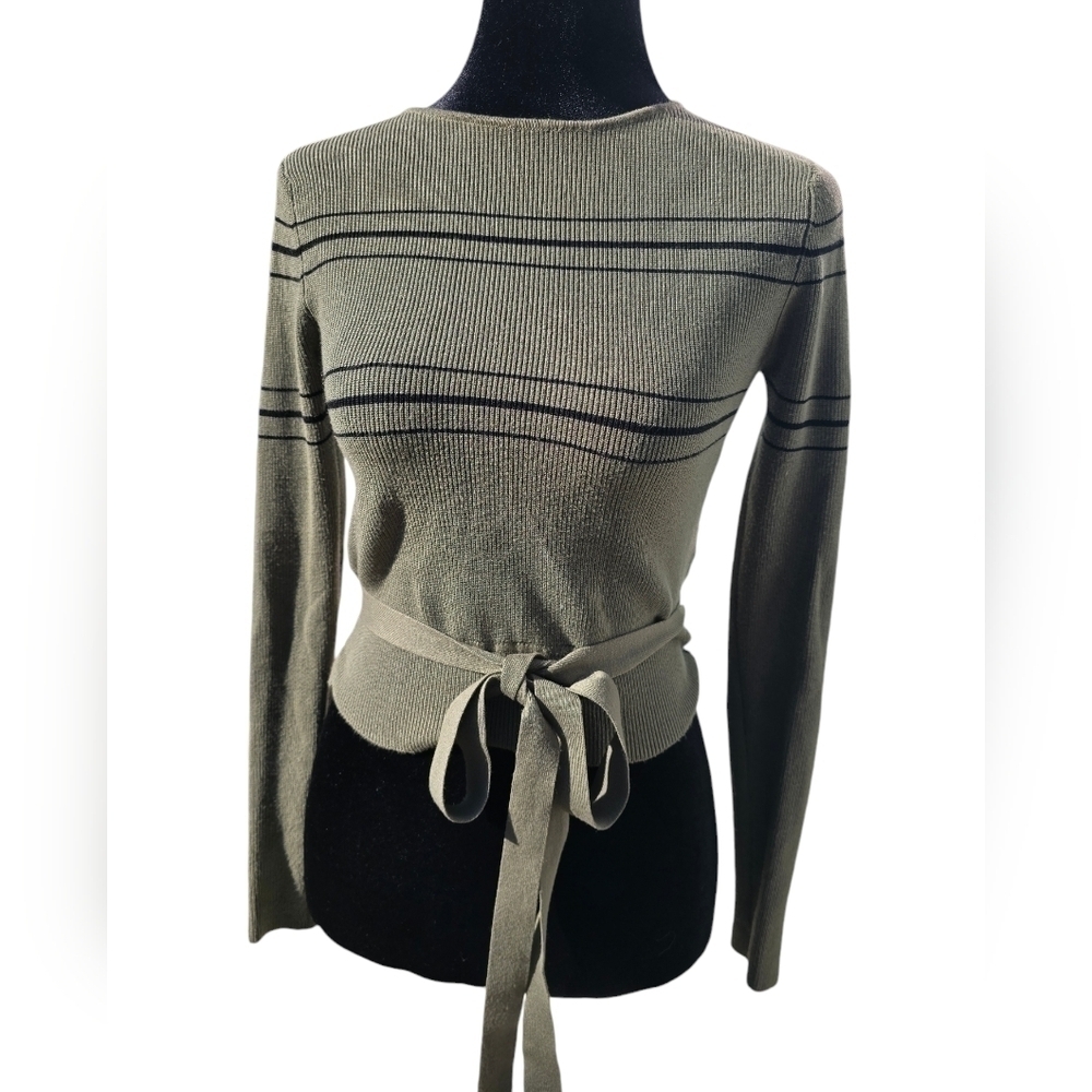Zara crop green sweater size S - Picture 2 of 10